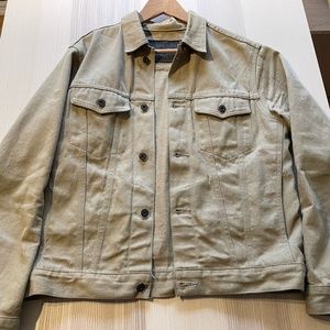 Naked & Famous camel slub selvedge denim jacket